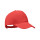 Cappello baseball personalizzabile cotone organico 5 pannelli regolabile metallo