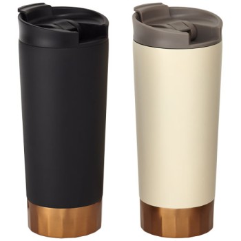 Tazze termiche personalizzate con logo - Bicchiere Peeta con isolamento sottovuoto in rame da 500 ml