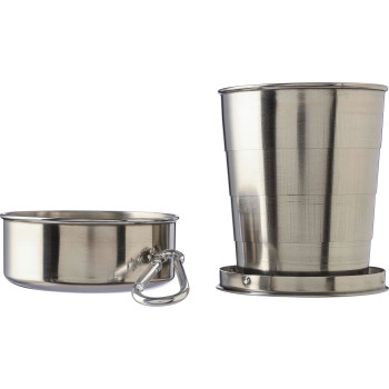 Bicchiere pieghevole Annette | Acciaio inox 304 | 220 ml