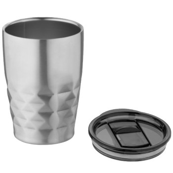 Tazze termiche personalizzate con logo - Bicchiere termico con isolamento sottovuoto Geo da 350 ml