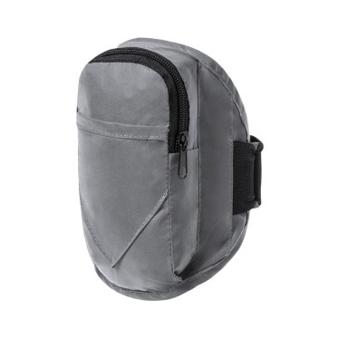 Zaino sportivo personalizzabile in poliestere 210T con tessuto riflettente