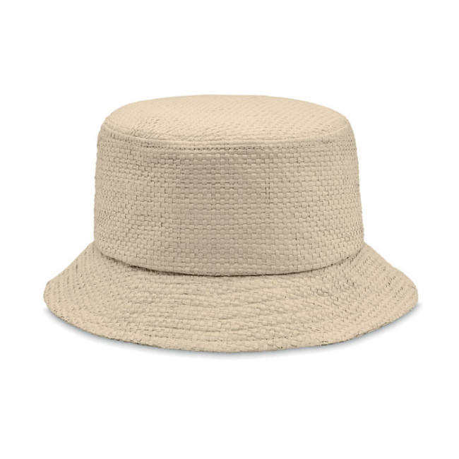 Cappelli da pescatore personalizzati con logo - BILGOLA+ - CAPPELLO IN CARTA PAGLIA