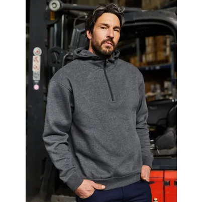 Bio Workwear Half Zip Hoody