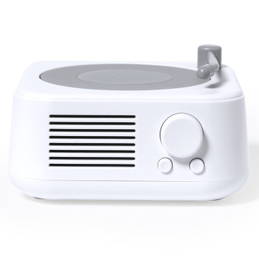 Altoparlante Bluetooth personalizzabile compatto stile vintage con radio FM
