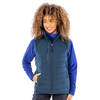 Black Compass Padded Softshell Gilet