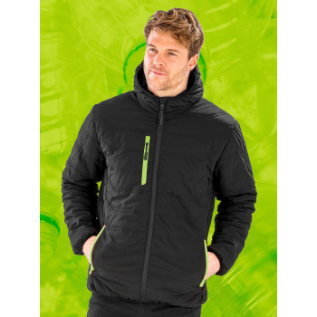 Black Compass Padded Winter Jacket
