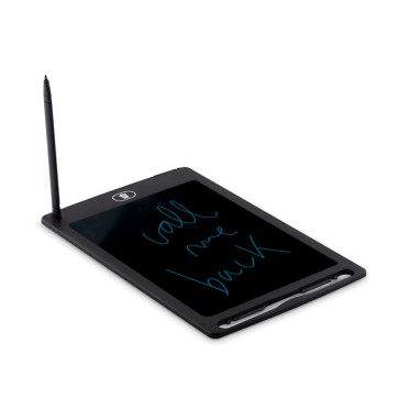 Blocchetti fogli adesivi personalizzati con logo - BLACK - Tablet LCD da 8.5 inch