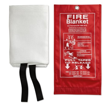 Kit pronto soccorso personalizzati con logo - BLAKE - Coperta antincendio 100x95cm