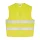 Gilet senza maniche alta visibilità personalizzabile Black Spider cuciture 50mm