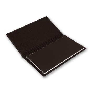 Agenda portafoglio personalizzata - Blocco in pelle di vitello blu