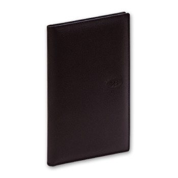 Agenda portafoglio personalizzata - Blocco in pelle di vitello blu