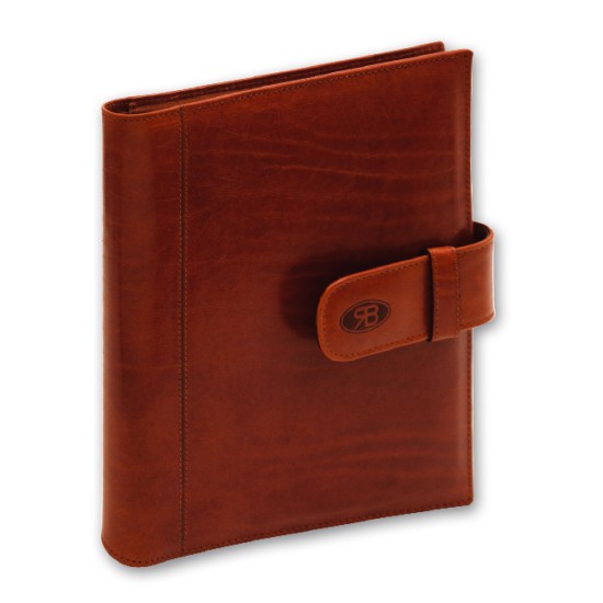 Blocco in pelle in pieno fiore 15X22 cm