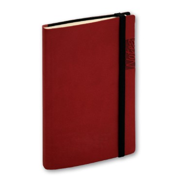 Taccuino quaderno personalizzato con logo - Blocco note 9X14 cm con elastico