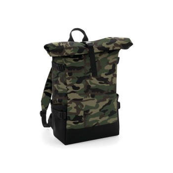 Borsone sportivo da palestra personalizzato con logo - Block Roll-Top Backpack