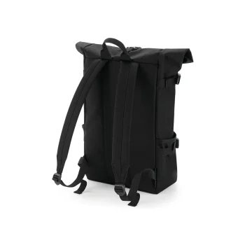 Block Roll-Top Backpack