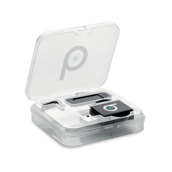 Gadget pc personalizzati con logo - BLOCKER SET - Webcam, blocco dati e audio