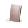 Block notes personalizzabile similpelle copertina rigida oro rosa metallizzato