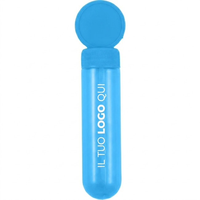 Giochi bambini personalizzati con logo - Bolle di sapone personalizzabili Impression con tre cerchi multiforme