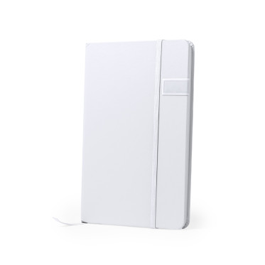 Block notes personalizzato bianco con chiavetta USB 16 GB integrata