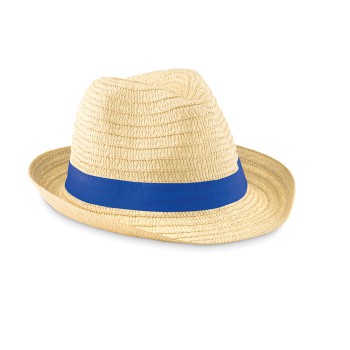 Cappelli uomo paglia naturale personalizzati con logo - BOOGIE - Cappello di paglia naturale