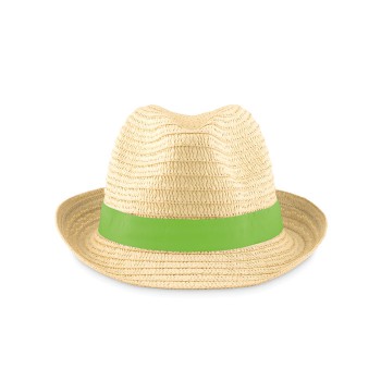 Cappelli uomo paglia naturale personalizzati con logo - BOOGIE - Cappello in carta