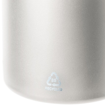gadget ecologici con logo - Borraccia in acciaio inossidabile riciclato a doppia parete Mace 600 ml
