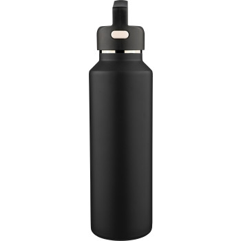 gadget ecologici con logo - Borraccia in acciaio inossidabile riciclato a doppia parete Mace 600 ml