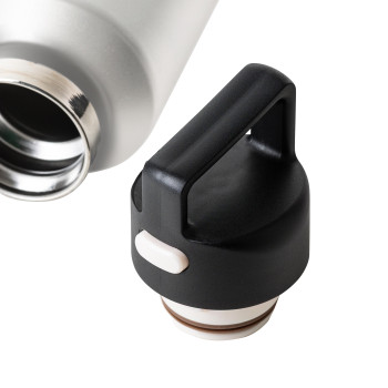 gadget ecologici con logo - Borraccia in acciaio inossidabile riciclato a doppia parete Mace 600 ml