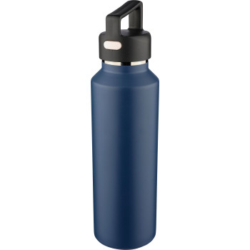 gadget ecologici con logo - Borraccia in acciaio inossidabile riciclato a doppia parete Mace 600 ml