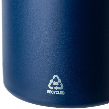 gadget ecologici con logo - Borraccia in acciaio inossidabile riciclato a doppia parete Mace 600 ml