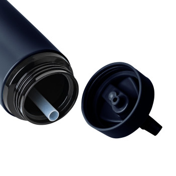 gadget ecologici con logo - Borraccia in acciaio inossidabile riciclato Zeno 750 ml