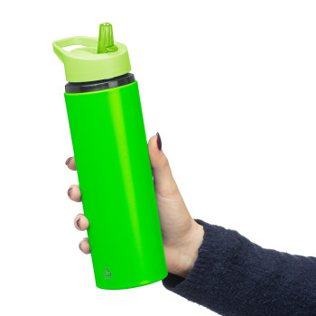 gadget ecologici con logo - Borraccia in acciaio inossidabile riciclato Zeno 750 ml