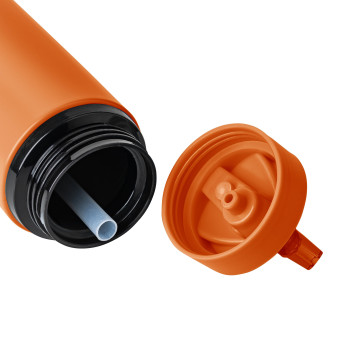gadget ecologici con logo - Borraccia in acciaio inossidabile riciclato Zeno 750 ml