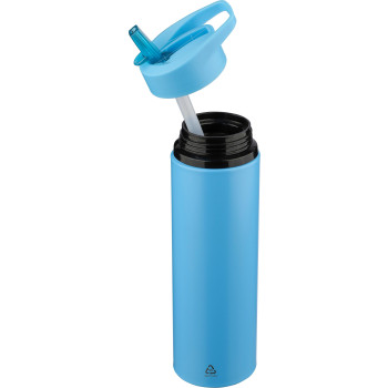 gadget ecologici con logo - Borraccia in acciaio inossidabile riciclato Zeno 750 ml