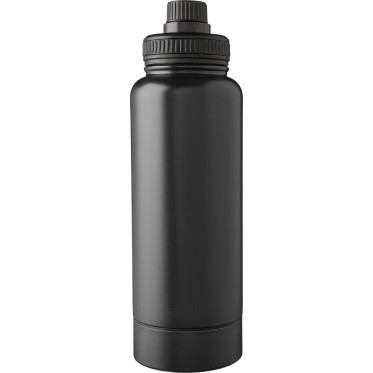 Borraccia in acciaio inox impression doppia parete con scomparto nascosto 1000 ml