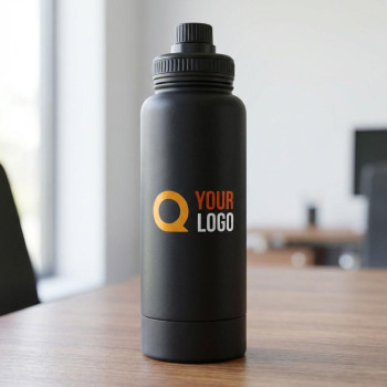 Borraccia in acciaio personalizzata - Borraccia in acciaio inox 304 a doppia parete capacità 1.000 ml Nathaniel