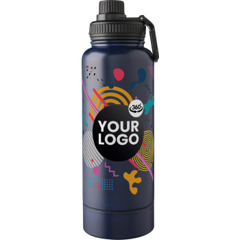 Borraccia in acciaio personalizzata - Borraccia in acciaio inox 304 a doppia parete capacità 1.000 ml Nathaniel