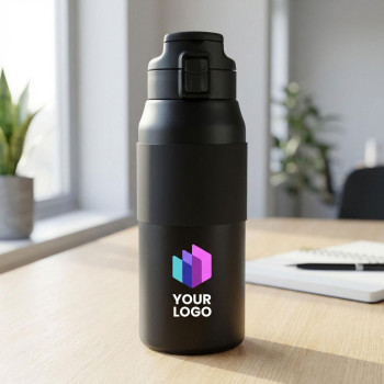 Borraccia in acciaio personalizzata - Borraccia in acciaio inox 304 a doppia parete capacità 800 ml Katie