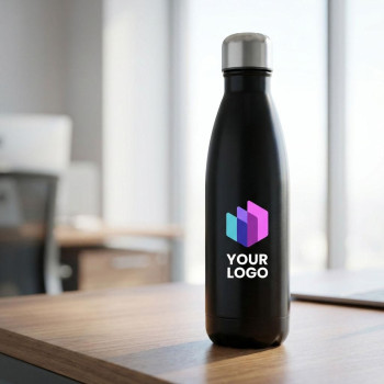 Borraccia in acciaio personalizzata - Borraccia in acciaio inox, doppia parete, capacità 500 ml riciclato Lombok