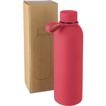 Borraccia in acciaio personalizzata - Borraccia in acciaio inox riciclato doppia parete 500 ml Sena