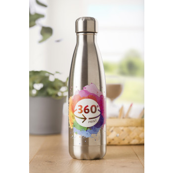 Borraccia in acciaio personalizzata - Borraccia in acciaio inox, singola parete, capacità 650 ml Sumatra