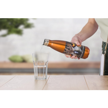 Borraccia in acciaio personalizzata - Borraccia in acciaio inox, singola parete, capacità 650 ml Sumatra