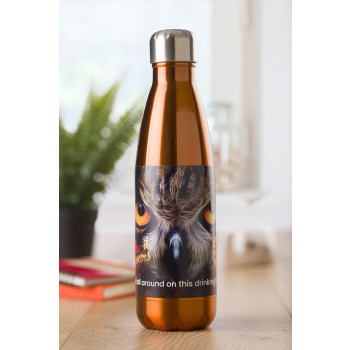 Borraccia in acciaio personalizzata - Borraccia in acciaio inox, singola parete, capacità 650 ml Sumatra