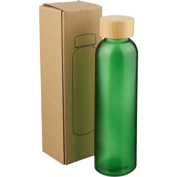 gadget ecologici con logo - Borraccia in vetro per bevande fredde capacità 500 ml Levi