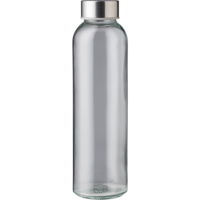 Borraccia in vetro personalizzata con logo - Borraccia Maxwell | Vetro | Tappo in acciaio inox | 500 ml