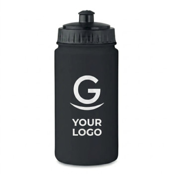 Borracce in plastica personalizzate con logo - Borraccia personalizzabile 500 ml in PE senza BPA design antigoccia
