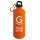 Borraccia personalizzabile in alluminio 500 ml con moschettone lucida