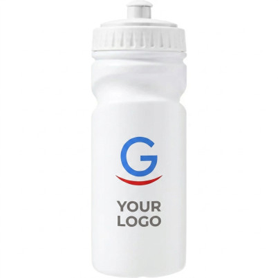 Borraccia personalizzata Impression in plastica HDPE 500 ml bianco
