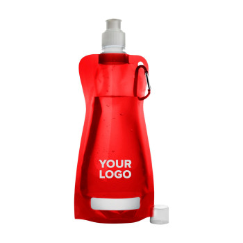 Borracce in plastica personalizzate con logo - Borraccia pieghevole Bailey | 420 ml