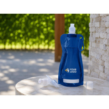 Borracce in plastica personalizzate con logo - Borraccia pieghevole Bailey | 420 ml
